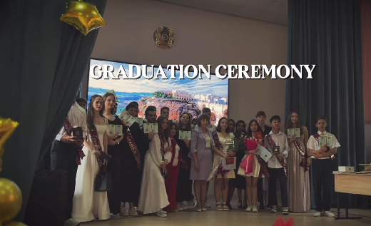 71 МЛ КММ 9-сынып оқушыларына аттестат тапсыру салтанатты рәсімі өтті! 🎓Торжественная церемония вручения аттестатов учащимся 9-х классов!