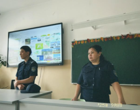 Оқушылармен профилактикалық әңгімелесу. Профилактическая беседа с учащимися